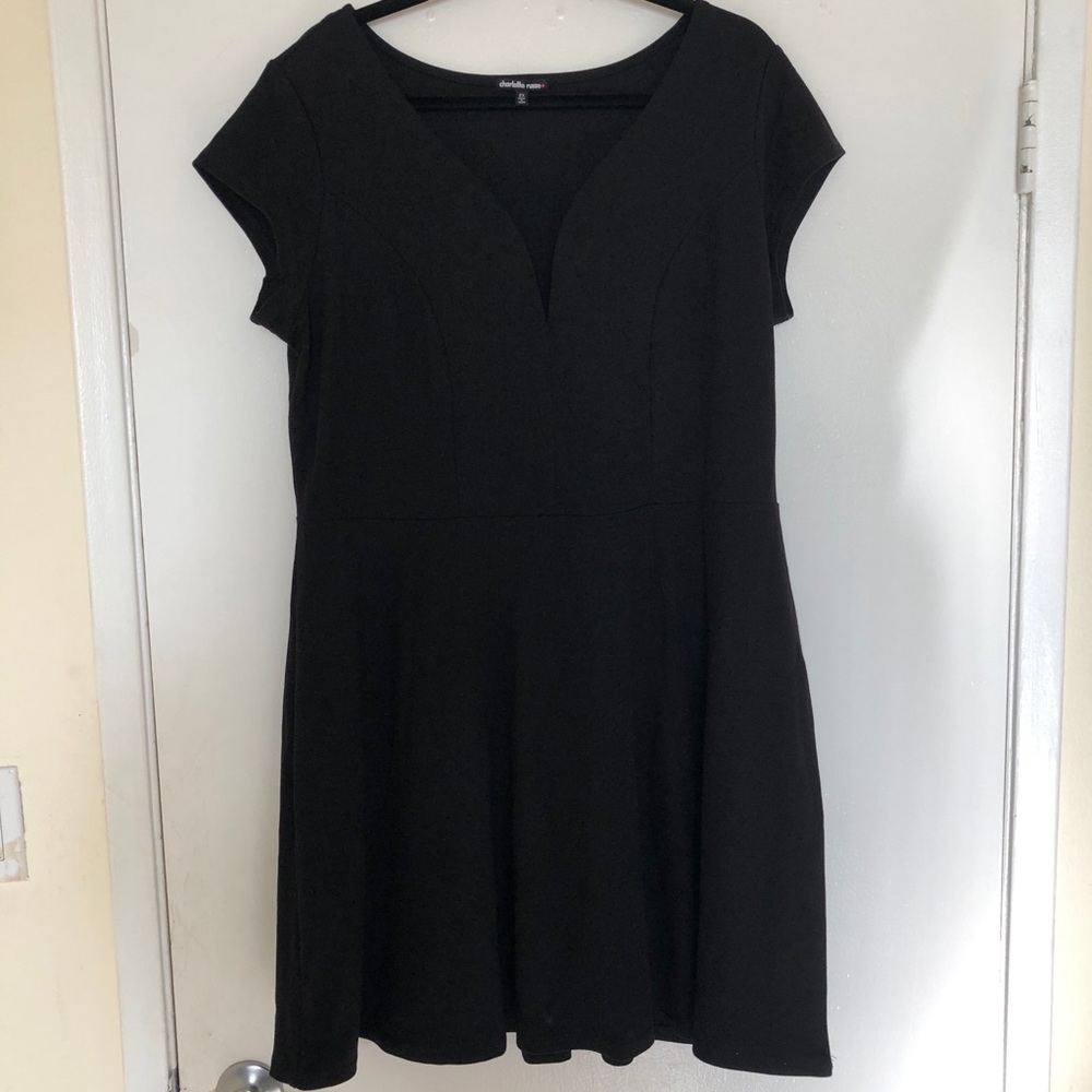 Black Sweetheart Jersey Dress